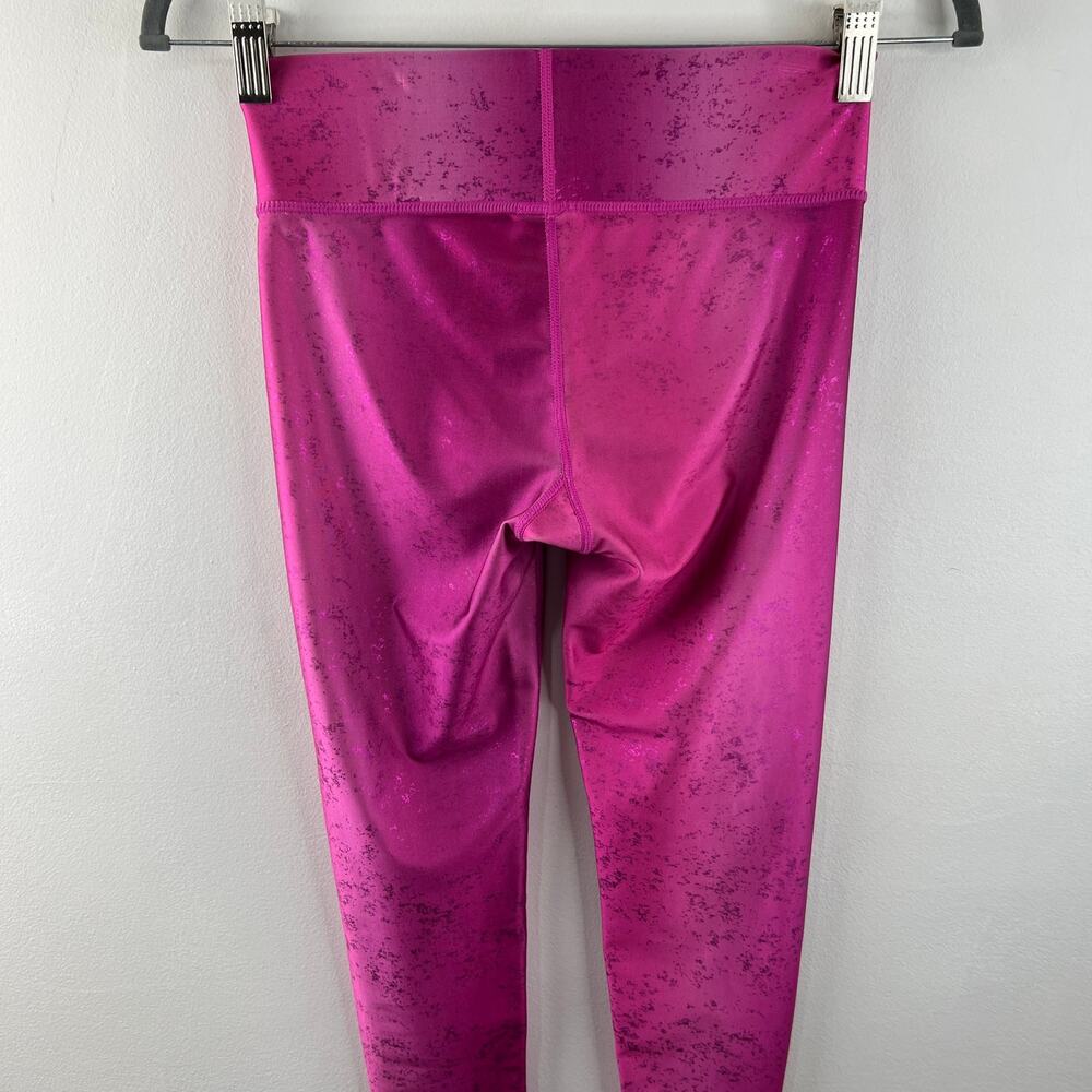 TEREZ Pink Balayage Leggings Stretch Elastic Waist Performance Size X-Small XS - Picture 5 of 9